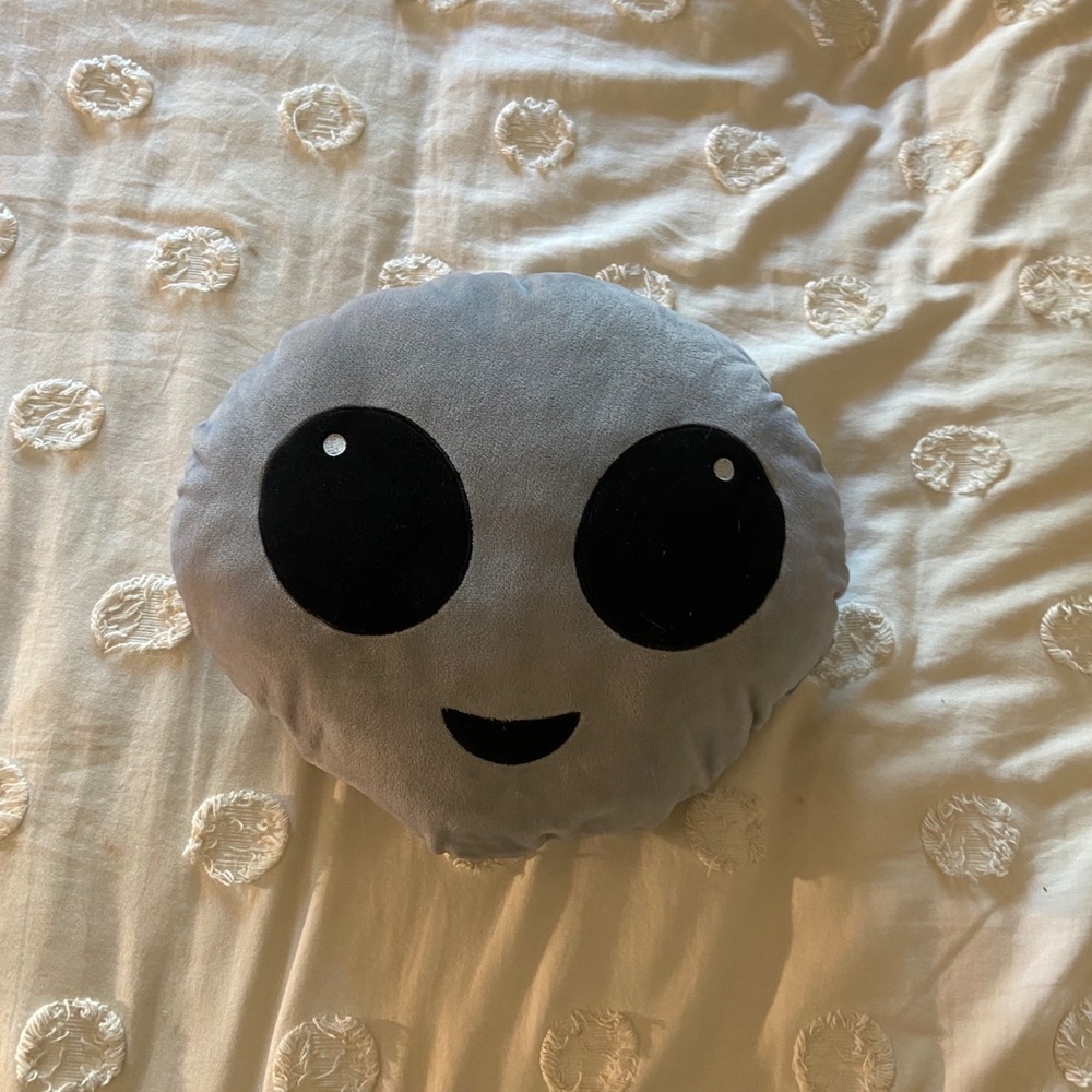 Alien throw pillow